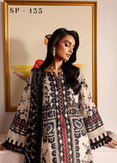 Signature Prints By Nureh Printed Lawn 3 Piece Unstitched Suit NU24SPPL SP-135